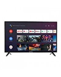 Level 32" Pouces Android 9.0 Smart TV 80cm HD LED Téléviseur (Google Assistant, Google Play Store, Prime Video, Netflix) Chromecast intégré, Triple Tuner, WiFi, Bluetooth [Classe énergétique A]