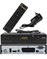 Leyf 2909 Récepteur satellite numérique (HDTV, DVB-S/DVB-S2, HDMI, Péritel, 2 ports USB, Full HD 1080p) [Préprogrammé pour Astra, Hotbird et Tursat ] + câble HDMI
