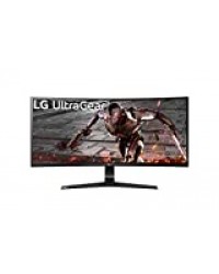 LG UltraGear 34GN73A-B, Moniteur incurvé Gaming 34'' 21:9 IPS FHD (2560x1080, 144Hz, 1ms MBR, compatible Nvidia G-SYNC, HDR10, sRGB 99%, HDMI, Display Port, USB 3.0, AMD FreeSync, Ajustable Hauteur)