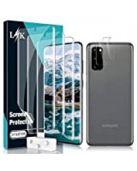 LϟK 5 Pièces Protection Écran pour Samsung Galaxy S20 avec 3 Pièces TPU Protection Écran + 2 Pièces Caméra Arrière Protecteur - Kit D'installation Offert Haute Définition Film Protection