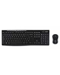 Logitech MK270 Combo Clavier et Souris sans Fil pour Windows, Connexion 2.4 GHz, Souris sans Fil Compacte, 8 Touches de Raccourci/Multimédia, Batterie Longue Durée 2 Ans, PC/Portable, AZERTY Français