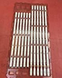 Lot de 12 bandes de rétroéclairage LED pour Samsung UE55KU6000K UE55KU6000 UE55KU6100 UE55JU7500 UE55JU6740 UE55JU6400 UE55JU6745 UE55JU7000