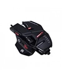 Madcatz RAT 6+ Noir - Souris gamer filaire personnalisable - 11 boutons - LED RGB - 12000 DPI - Pixart PMW3360