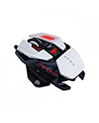 Madcatz R.A.T. Pro S3 Blanc - Souris Gamer Filaire Personnalisable - 8 Boutons - LED Rgo - 7200 Dpi - Pixart 3330 - Polling Rate : 2500Hz