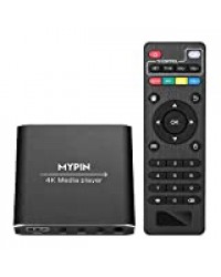 Media Player HDMI Boîtier TV 4k, Lecteur Numérique Multimédia Boîtier Mini HD TV USB HDMI / AV PPT MKV AVI pour HDTV avec télécommande (HA0284)