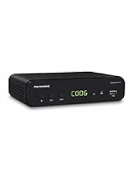 Metronic 441624 Zapbox HD-SH.1 Récepteur TNT DVB-T2 HEVC Fonction PVR Prise USB HDMI SPDIF RJ45 Télécommande Noir