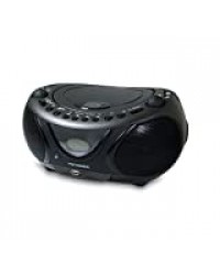 Metronic 477135 Radio / Lecteur CD / MP3 Portable Bluetooth avec Port USB - Noir