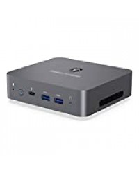 MINIS FORUM Mini PC Intel Core i3-1005G1 Processor 16GB RAM + Optane 16GB + 1TB SATA HDD Windows 10 Pro Intel WiFi6 BT 5.1 / USB 3.1 x2 /USB 2.0 x2 / RJ45 x 2 / 4K HDMI 2.0 / 5K Display / 5K USB-C