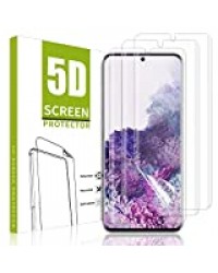 MSOVA Souple TPU Verre trempé pour Samsung Galaxy S20, [Anti-Rayure] HD Ultra Transparent Protection écran en TPU Souple pour Samsung Galaxy S20 (Pack de 3)