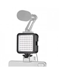 Neewer Mini Lampe LED Vidéo Ultra Brillante - 49 LED Panel à Intensité Réglable Compatible avec DJI Ronin-S OSMO Mobile 2 Zhiyun WEEBILL Smooth 4 Gimbal Canon Nikon Sony DSLR Appareil Photo etc