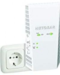 NETGEAR Répéteur WiFi Mesh (EX7300), Amplificateur WiFi AC2200, WiFi Booster, 2.2 Gigabit/s, repeteur wifi puissant compatible avec toutes Box Internet, 1 seul nom de réseau et itinérance transparente