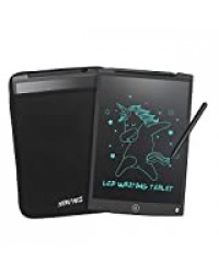 NEWYES NYWT120 LCD Tablette d'Ecriture avec Stylet, 12 Pouces de Longueur, Couleurs Variées(Noir+Housse)