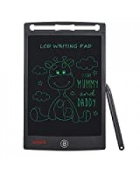 NOBES LCD Tablette D'écriture 8.5 Pouces, Ardoise Magique Tableau Portable pour l'écriture et Le Dessin sans Papier,Enfants et Adultes Écriture Dessin,Jouet Educatif,électronique Memo Board (Gris)