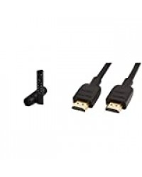 NVIDIA® Shield® TV & AmazonBasics Câble HDMI 2.0 Haut débit Compatible Ethernet / 3D / Retour Audio, 4K Ultra HD [Nouvelles Normes] 1,8 m