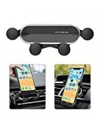 Ossky Support Téléphone Voiture Universel avec Rotation 360°, Support Smartphone Voiture Ventilation pour iPhone 11 Pro/X/XS/XR, Samsung S10 / S9, Huawei,Oneplus, Les Autres Smartphone et GPS