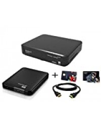 Pack Récepteur Satellite TNTSAT Humax TN8000HD PVR avec Disque Dur Externe Extra Slim 1 Téra 2,5