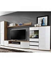 Paris Prix - Meuble TV Design Ontario 340cm Blanc