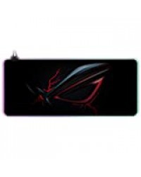 Personnalisé Grand Jeu RVB ASUS Tapis de Souris Gamer XXL Clavier En Caoutchouc MousePad USB Filaire LED Grand Rétro-Éclairage Ordinateur Bureau Tapis De Souris-Gris foncé_400x900x4mm