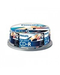 Philips 908210004641 Pack de 25 CD-R 800 Mo