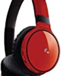 Philips SHB9100 Casque stéréo Bluetooth 3.0 avec Microfonction prise d'appel pour téléphone Rouge