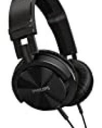 Philips SHL3000 Casque Audio Filaire avec Basses Profondes, Ultraléger et Pliable, Résistant, Noir