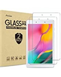 ProCase Verre Trempé Samsung Galaxy Tab A 8" 2019, Modèle: SM-T290, Film Protection Screen Protecteur, 【Lot de 2】 Anti Rayures sans Bulles 0.33mm Épaisseur Dureté 9H