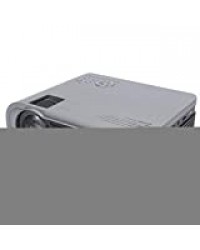 【 】 Projecteur, projecteur Domestique argenté, Portable pour boîtiers TV d'ordinateur(European regulations)