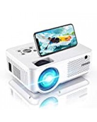 Projecteur WiFi, projecteur natif HD 720P, 7000 lumens, projecteur Portable, cinéma Maison, projecteur de présentation, HDMI / USB / VGA / AV / Micro SD, C9