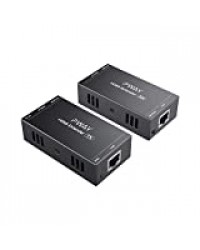 PWAY PW-HT202P(POC) HDMI Extender Prolonger 50m/165ft Cat5e/Cat6 Câble HD 1080p Support Fonction d'apprentissage EDID Et Le Travail de Fourniture Unique