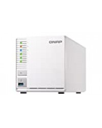 QNAP TS-328 12TB 3 Baie NAS Solution | Installé avec 3 x 4TB Seagate IronWolf Disques (GDPR Conforme)