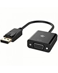 Rankie Adaptateur DisplayPort vers VGA, 1080P Full HD, Noir