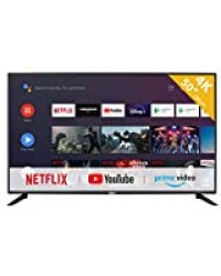 RCA RS50U2 Smart TV (50 Pouces 4K Android TV avec Google Assistant, Google Play Store, Prime Video, Netflix) HDMI, USB, WiFi, Bluetooth, Triple Tuner (DVB-C / -T2 / -S2)