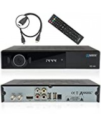 Récepteur satellite Anadol ADX HD 444 DVB-S/S2 - Récepteur DVB-S/S2 de haute qualité + câble HDMI (HDTV, HDMI, USB 2.0, sortie coaxiale)