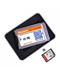 Reyann Carte SD 16G + Adaptateur Carte PCMCIA vers SD compatible pour Benz Comand APS C197 W212 W204 W221 W207 avec prise PCMCIA