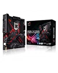 ROG STRIX B360-H GAMING-Carte mère gaming Intel B360 au format ATX avec protection E/S pré-montée support Aura Sync connecteur RGB LED Dual M.2 ports SATA 6 Gb/s ports USB 3.1 Gen 2 HDMI et DVI