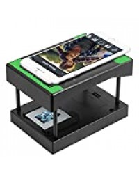 Rybozen Scanner de Négatifs et Diapositives 35mm Convertit Les Diapositives et Négatifs 35 mm en Photos Numériques avec Votre Appareil Photo pour Smartphone(2 Piles AA Non Incluses