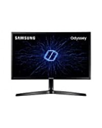 Samsung C24RG50FQU, Ecran PC Gaming incurvé, Dalle VA 24 ", Résolution Full HD (1920 x 1080), 144 Hz, 4ms, AMD Freesync, Noir