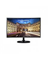 Samsung C27F390FHU - CF390 Series - écran LED - incurvé - 27" - 1920 x 1080 Full HD (1080p) - VA - 250 CD/m² - 3000:1-4 ms - HDMI, VGA - Noir glacé