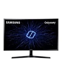 SAMSUNG C27HG70, Ecran PC Gaming Incurvé , Dalle VA 27 ", Résolution WQHD (2560 x 1440), 144 Hz, 1ms, HDR 600, Qled, AMD Freesync, Noir