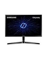 Samsung C27RG50FQU, Ecran PC Gaming incurvé, Dalle VA 27", Résolution Full HD (1920 x 1080), 240 Hz, 4ms, Nvidia GSYNC Compatible, Noir