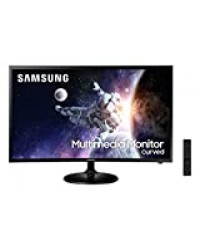 Samsung C32F39M Ecran PC Multimedia incurvé, Dalle VA 32", Résolution FHD (1920 x 1080), 60 Hz, 4ms, AMD Freesync, Noir