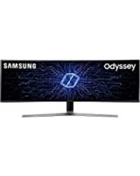 Samsung LC49HG90DMU Ecran PC incurvé 49 pouces (124,5 cm) 3840 x 1080 pixels Double Full HD VA QLED, 1 ms, 350 cd/m², Noir