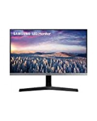 SAMSUNG S24R350FHU - SR350 Series - écran LED - 24" (23.8" visualisable) - 1920 x 1080 Full HD (1080p) - IPS - 250 CD/m² - 1000:1-5 ms - HDMI, VGA - Gris foncé/Bleu, Extra Large