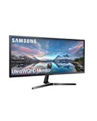 Samsung S34J550WQU LED Display 86,7 cm (34.1") Ultra WQHD Noir - Écrans Plats de PC (86,7 cm (34.1"), 3440 x 1440 Pixels, LED, 4 ms, Noir)