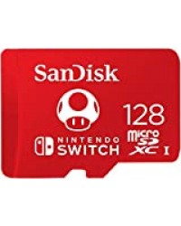 SanDisk Carte microSDXC UHS-I pour Nintendo Switch 128 Go - Produit sous licence Nintendo