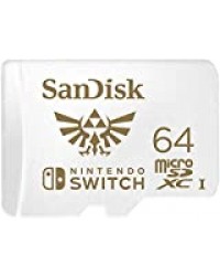 SanDisk Carte microSDXC UHS-I pour Nintendo Switch 64 Go - Produit sous licence Nintendo