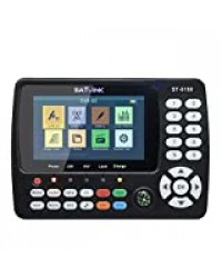 Satellite Finder, ST-5150 DVB-S2 / T2 / C COMBO HD Satellite TV Signal Finder Digital Handheld Signal Meter H.265 HEVC MPEG-4 4,3 pouces TFT LCD