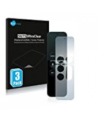 savvies Protection Ecran Compatible avec Apple Remote Control Apple TV 4 (6 Pièces) - Film Protection Ultra Clair
