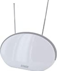 SCHWAIGER -20358- Antenne DVBT-2 intérieure + amplificateur | integ. max. Filtre coupe LTE | pour la réception DVB-T DAB+ & FM | connexion au récepteur DVBT-2 et à la télévision