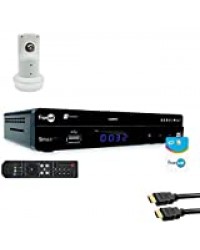 Servimat Récepteur TV Satellite HD + Carte Fransat PC6 + Câble HDMI + LNB Single